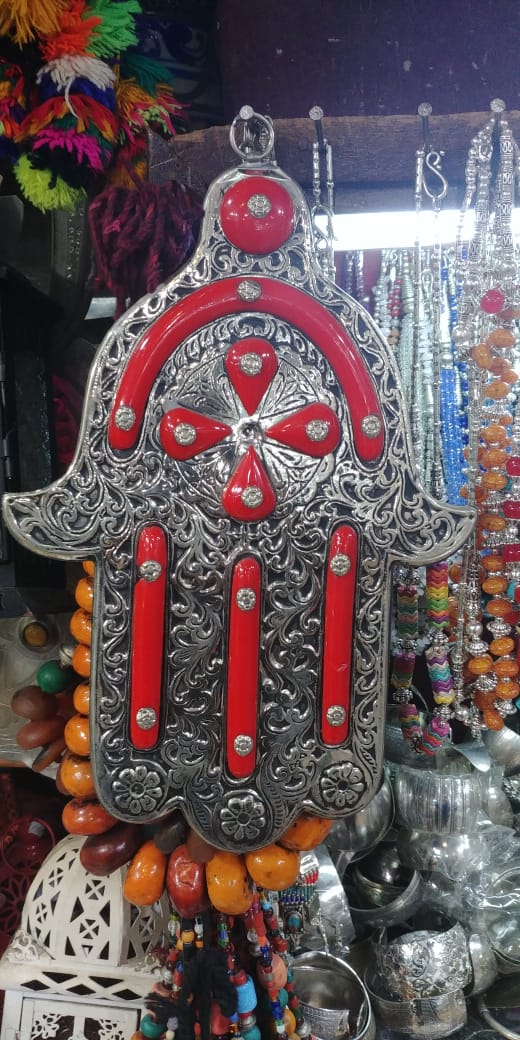 Beautiful key wall hand of fatima – hamsa handmade decor 8