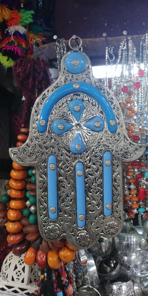 Beautiful key wall hand of fatima – hamsa handmade decor 9