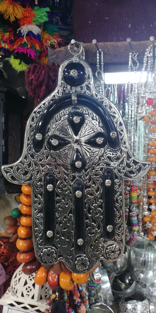 Beautiful key wall hand of fatima – hamsa handmade decor 7