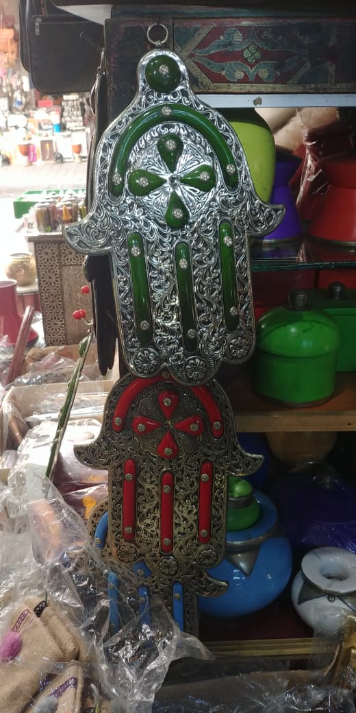 Beautiful key wall hand of fatima – hamsa handmade decor 6