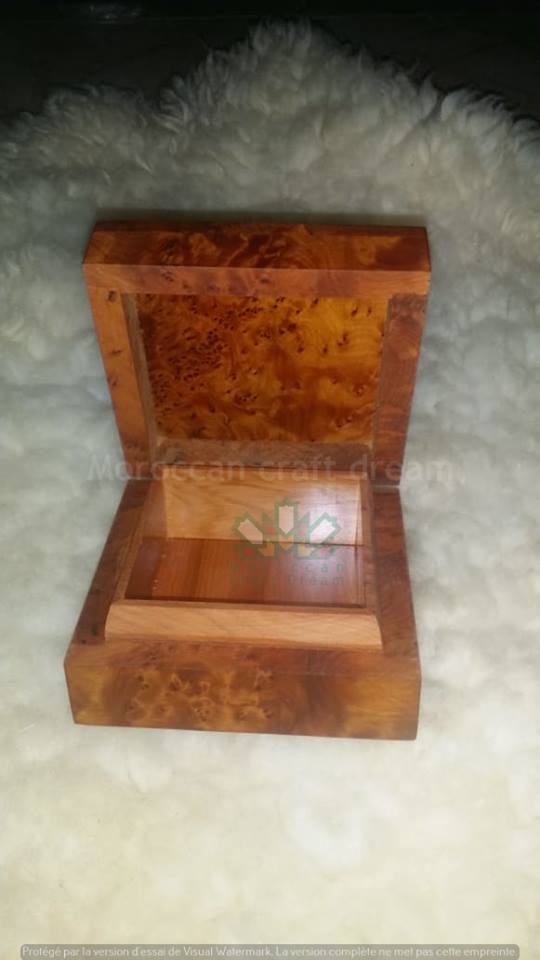 Morocco Box Thuja wood jewelry 1