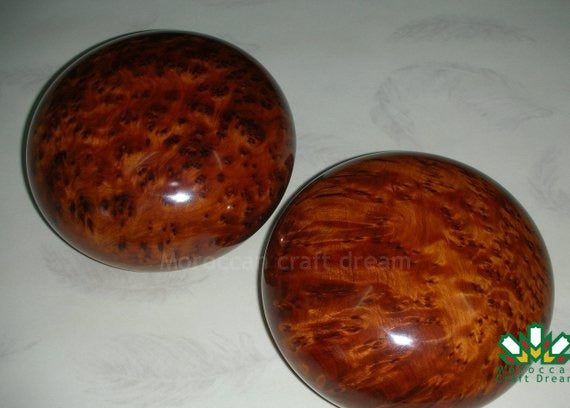 Handmade Thuya Wood Jewelry Box – Unique TW1RN1