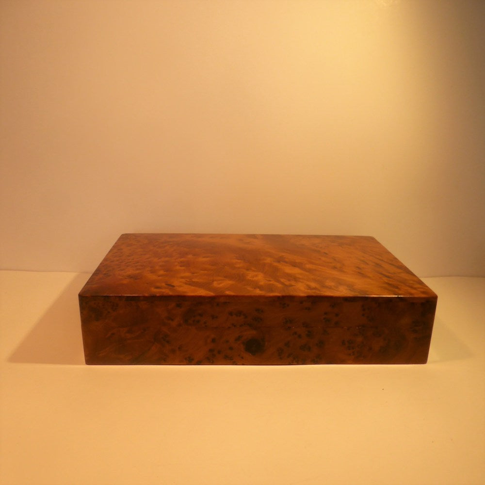 Handmade Thuya Wood Jewelry Box – Unique TW2JD4