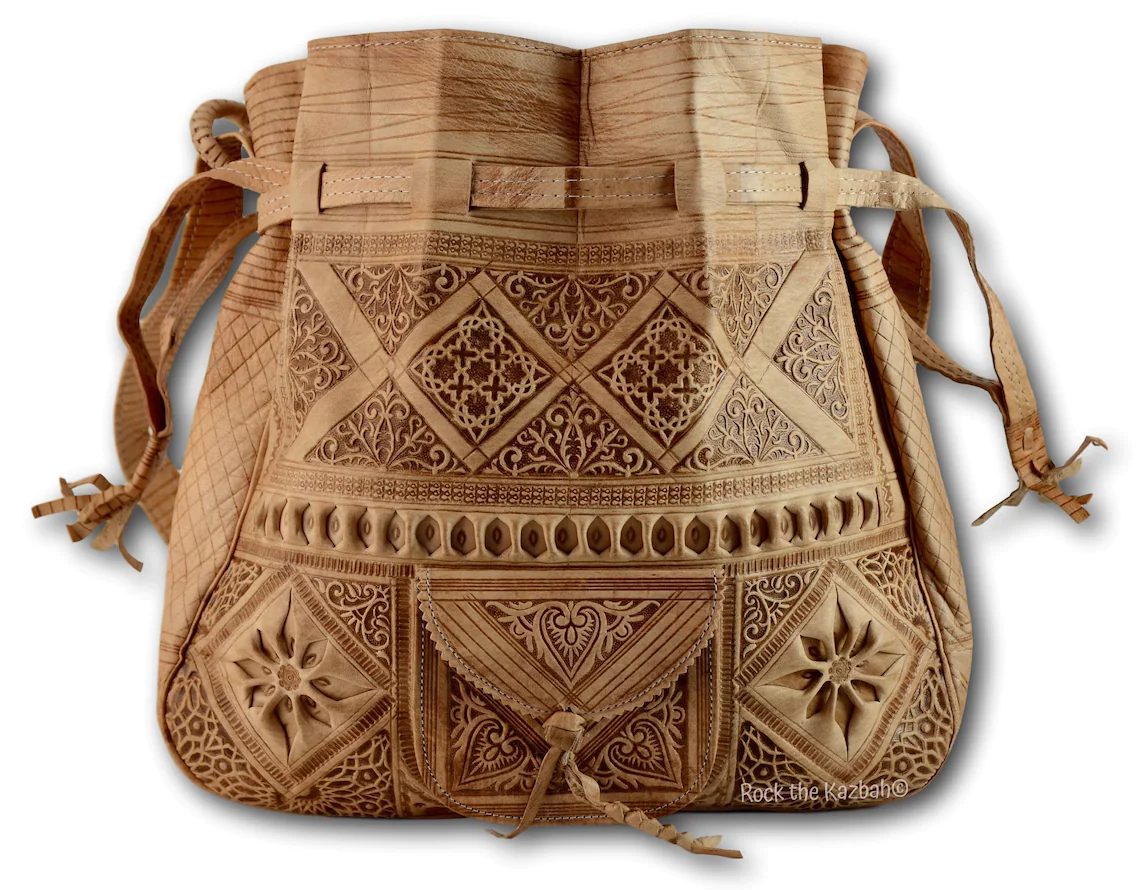 Luxury Women's Leather Bag purse Light Caramel LB1LC4