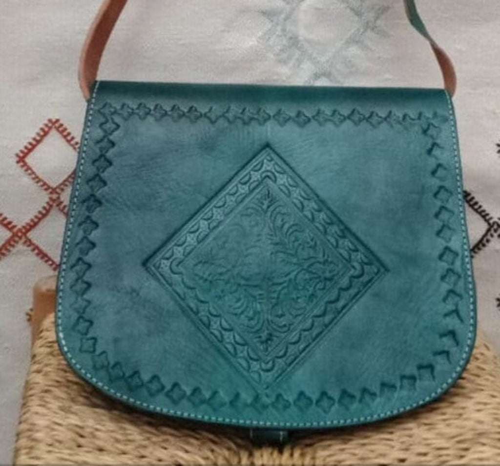 Sweerly Leather Bag  Teal SB1TE