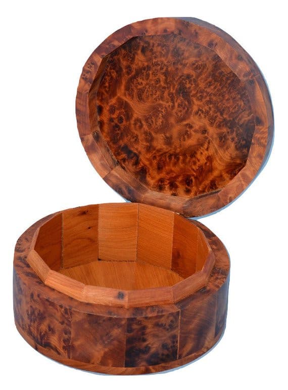 Thuya Wood Handcrafted Jewelry Box Gift Box 3