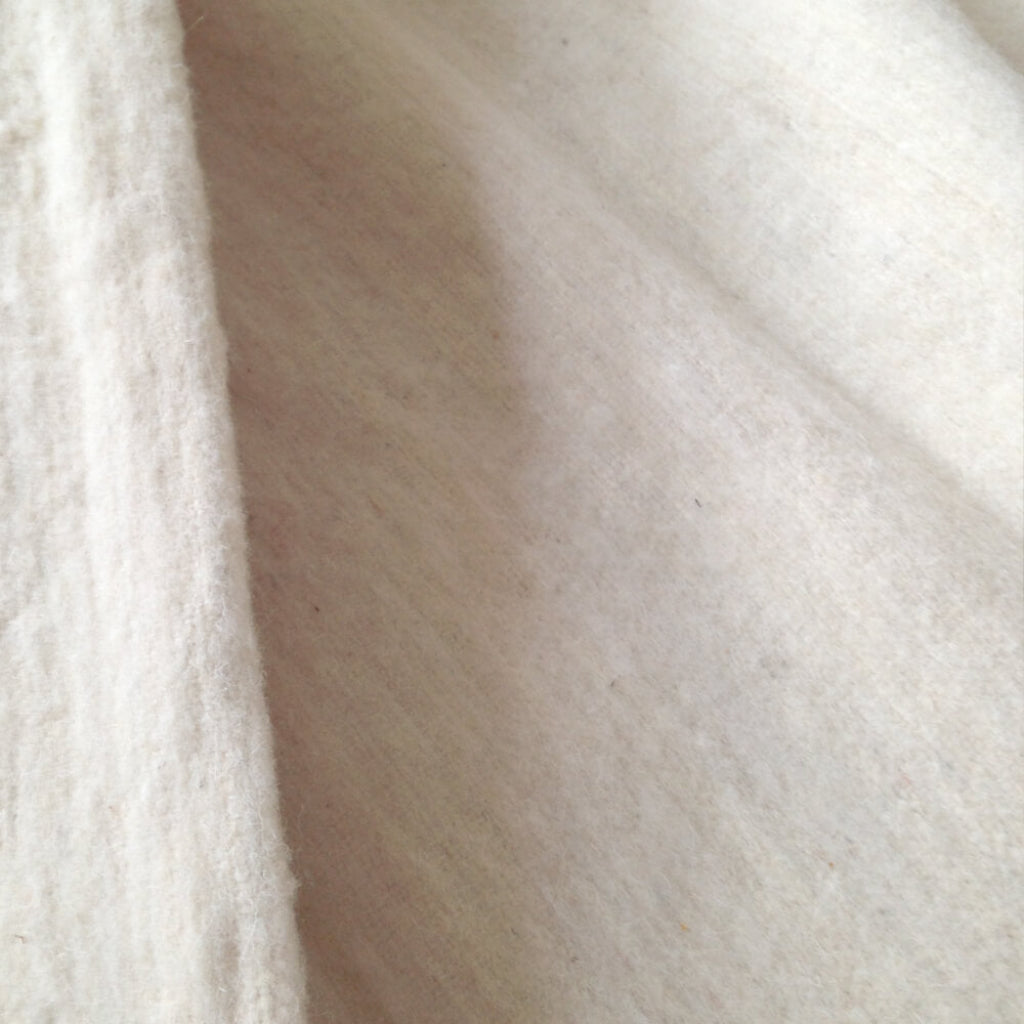 Handcrafted Blanket Throw Cream for beds and rooms MB1CR5