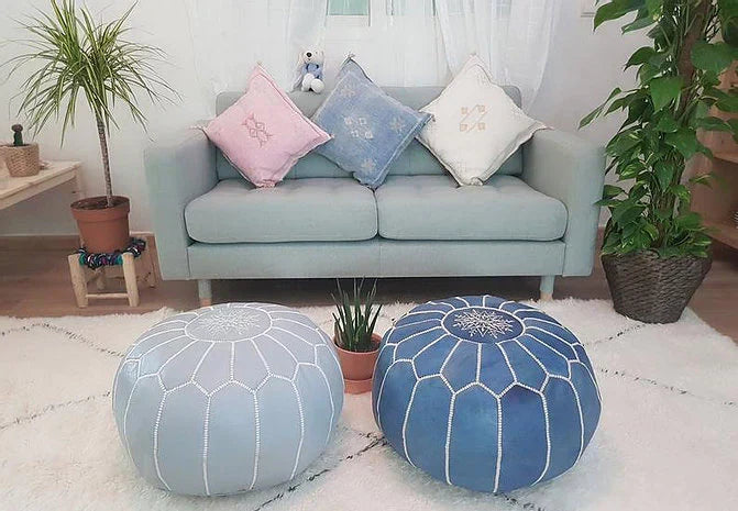 How to choose the colors of your leather Ottomans