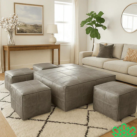 Leather Ottoman Coffee Table: The Perfect Blend of Style and Functionality