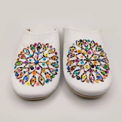 berber handmade leather slipper