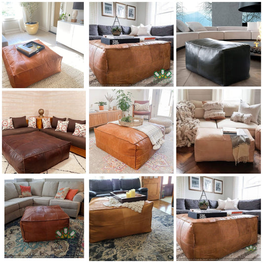 Wholesale Large coffee table ottoman : 28x28x18" / 70x70x45cm