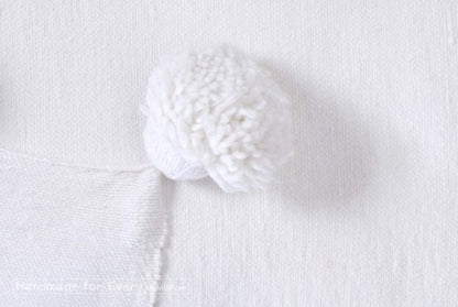 moroccan Blanket Throw White for beds and rooms MB2WH9