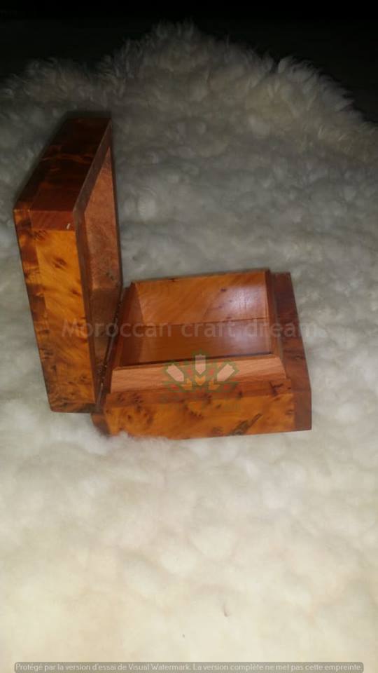 Morocco Box Thuja wood jewelry