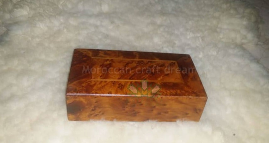 Thuya Wood Handmade Box, Jewelry Box, Keepsake Box, Gift for Her