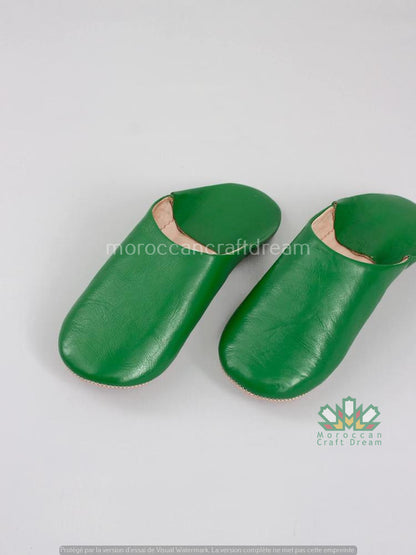 Bohemian Leather Babouche Swerty Green SS1GN
