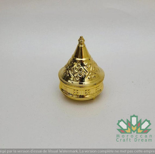 Small Gold moroccan decorative tagine – perfect party favors