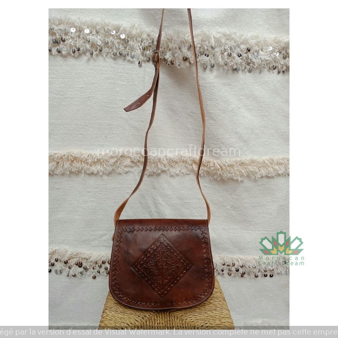 Sweerly Leather Bag Dark Tan SB1TA