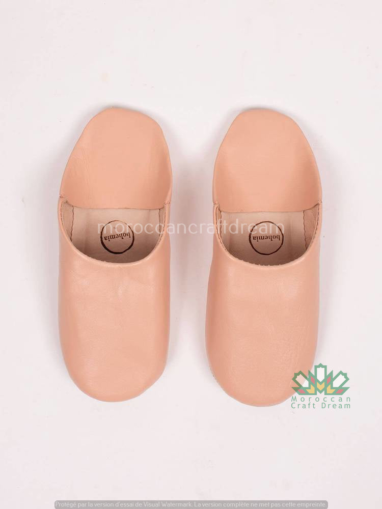 Bohemian Leather Babouche Swerty Nude SS1NU