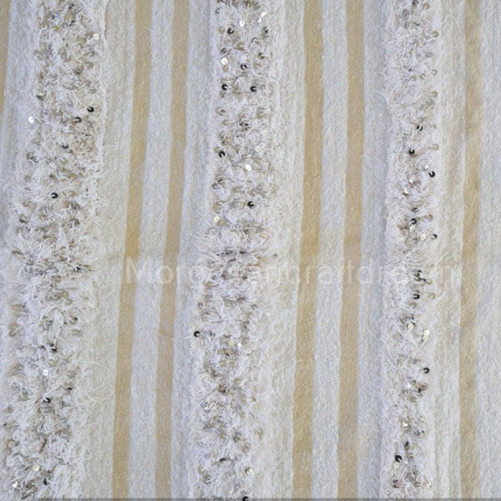 Handcrafted Blanket Throw White for beds and rooms HB2WH3